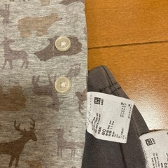ユニクロ　長袖パジャマ　80の画像