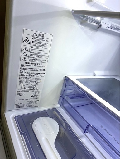 三菱ノンフロン冷凍冷蔵庫270L   MR-CX27E-W 自動製氷機付　美品　2019年製