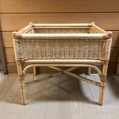 籐製　脱衣かご　良品