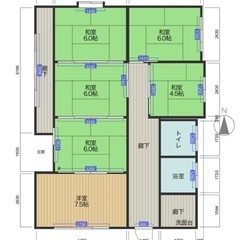 登米市豊里町🉐一戸建て平屋✨畑付き🉐駐車場6台あり🉐敷地内池付き！🉐自然の中でBBQし放題！ − 宮城県