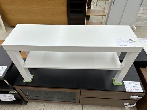 ★ジモティ割あり★ イケア テレビ台 白 H46×D26×W90 クリーニング済み TJ9952