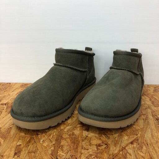 【A132】ショートブーツ UGG グレー 25.0cm