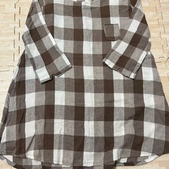 チェック柄チュニック美品
