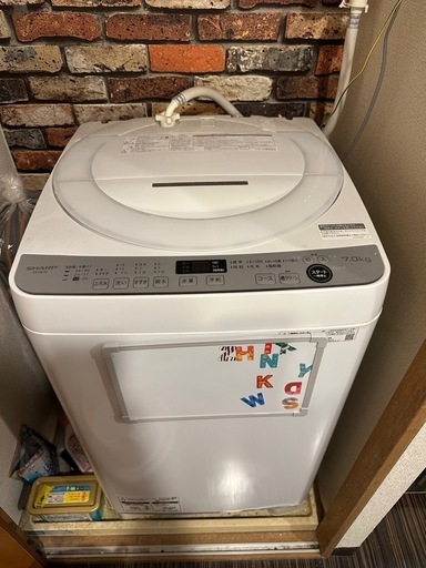 SHARP 洗濯機 es-ge7e