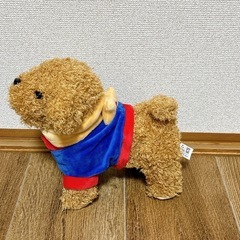 動く犬のぬいぐるみの画像
