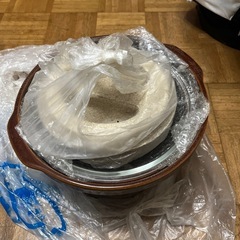 ぬか漬け　壺　重石付きの画像