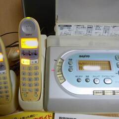 【お取引相手決まりました】電話機　FAX　SANYO　コードるすの画像