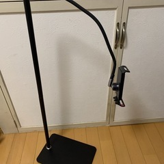 タブレット スタンド 寝ながら スマホスタンド ロングスタンドの画像