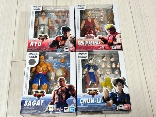 S.H.フィギュアーツ　ストリートファイター4体セット