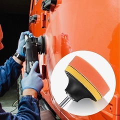 10個セット 電動ポリッシャー用 スポンジバフ 125mm ポリッシャー スポンジ 洗車 研磨スポンジ 車磨き用 バフ 柔らかいの画像