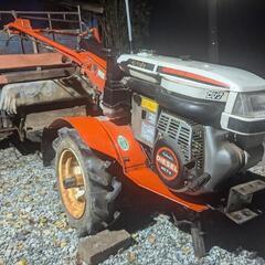 紹介動画あり　クボタ　耕運機　TD620  トレーラー　セット
