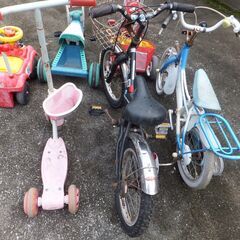 幼児用自転車・三輪車・足けり幼児用車・キックスクーターの画像