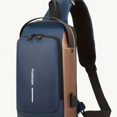 ボディバッグ Shoulder bag 盗難防止 USBポート付...
