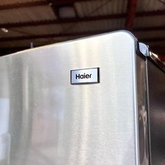 ご成約済み🐶　設置まで👏🏻 Haier 一人暮らし冷蔵庫 146L✨ ステンレス⛓️の画像