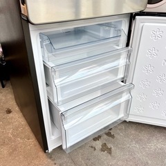 ご成約済み🐶　設置まで👏🏻 Haier 一人暮らし冷蔵庫 146L✨ ステンレス⛓️の画像