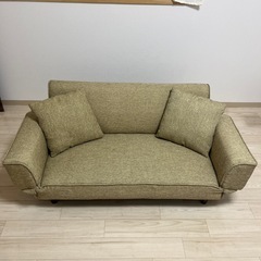MOSAリビングソファ動かせる背面.肘掛け　2人掛け
