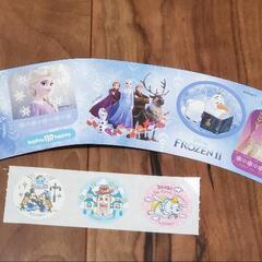 ディズニー柄とアナと雪の女王のシールセット