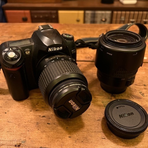 NIKON D50とレンズ2つ