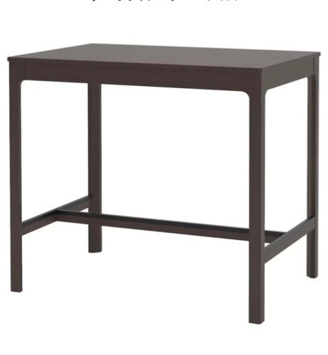 【12月28日まで値下げ‼️】IKEA 美品　ダイニングテーブル　ダークブラウン　ハイテーブル