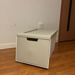 カラーボックス　グレー✖️白