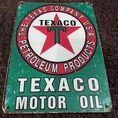 「希少」サビ付！TEXACO rusty old origina...