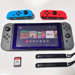 Nintendo Switch 本体 ジョイコン ソフト付き

