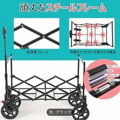 🍀価改🍀キャノピー付き折り畳みキャリーカートの画像