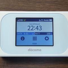 【SIMロック解除済・NW利用制限◯】docomo WiFi S...