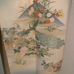 三松の色留袖（三つ紋、シルクケア）の画像