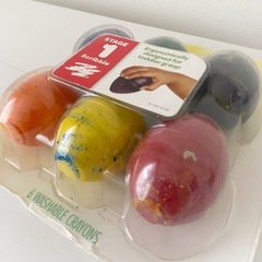 中古 crayola クレヨラ クレヨン ベビー幼児向け 安全素材 洗い流せるの画像