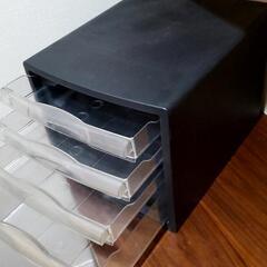 差し上げます　A4レターケース(浅型3段+深型1段)の画像
