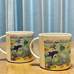 キッズ用カップ マグカップ2セット　スプラッシュオキナワの画像