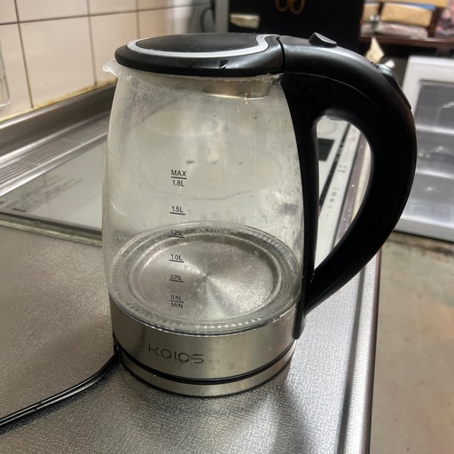 1.8Lガラス電気ポット
