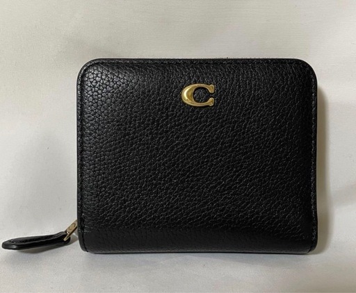 美品　COACH コーチ 二つ折り財布 ビルフォールド 現行品