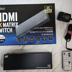 音声分離付き HDMI切替器 4K対応 RS-HDSW42A-4KZ