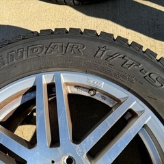 9部山ホイール付きスタッドレス　アルミベンツMLなどの画像