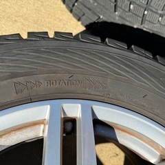 9部山ホイール付きスタッドレス　アルミベンツMLなどの画像