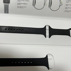 Apple Watch バンド 黒 シリコン 44mmの画像
