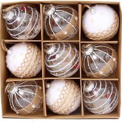【新品】クリスマス オーナメント 飾り 飾り付け 北欧 ボール ...