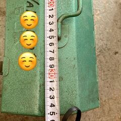 詳細不明 工具箱 ツール ボックス 携帯 持ち運び 出張修理 車載 道具箱 記名有り ツールボックス ビンテージ 昭和レトロ TOOLの画像