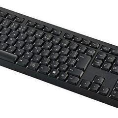 エレコム コンパクト USB有線キーボード 防水機能