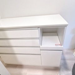 本日受付終了キッチンカウンター120cm 超美品
