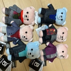 BEIFIRSTくまぬいぐるみ6セット