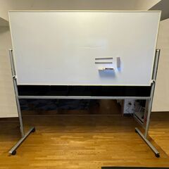 (無料）両面脚付きホワイトボード（W180cm×H90cm）取りに来れる方限定！の画像