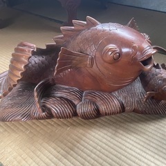 木彫りの魚
