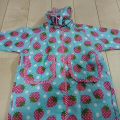 子供用レインコート　100　ムートンブーツ　１５センチの画像