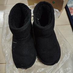 子供用レインコート　100　ムートンブーツ　１５センチの画像