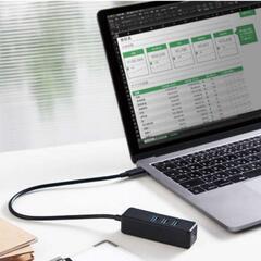 【新品】ELECOM　USBハブ　Type-C  の画像