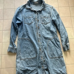 子供服140  デニムワンピースの画像