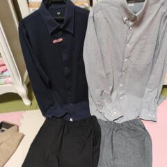 新品XL半ズボン２枚♡中古XL長袖シャツ２枚